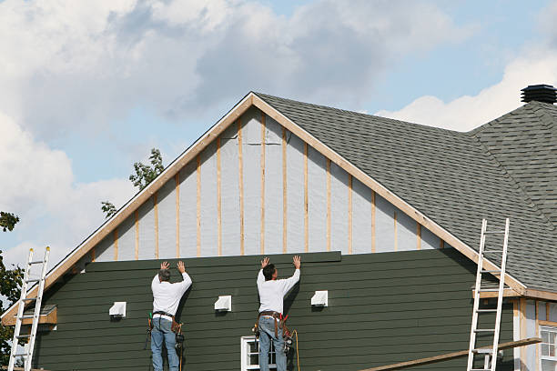 Professional Siding Repair technician working in Fallston, MD